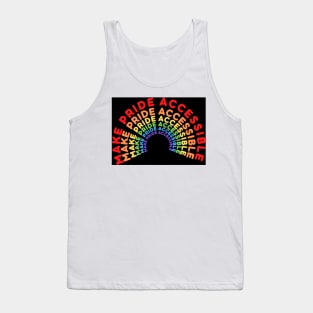 Make pride accessible Tank Top